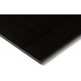 RS PRO Black POM Plastic Sheet 500 mm x 300 mm x 6 mm 282-0159