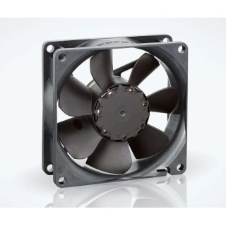 ebm-papst 8400 N Series DC Axial Fan 24V DC 2.8W 79 m³/h 120mA Max IP20 80x80x25 mm 