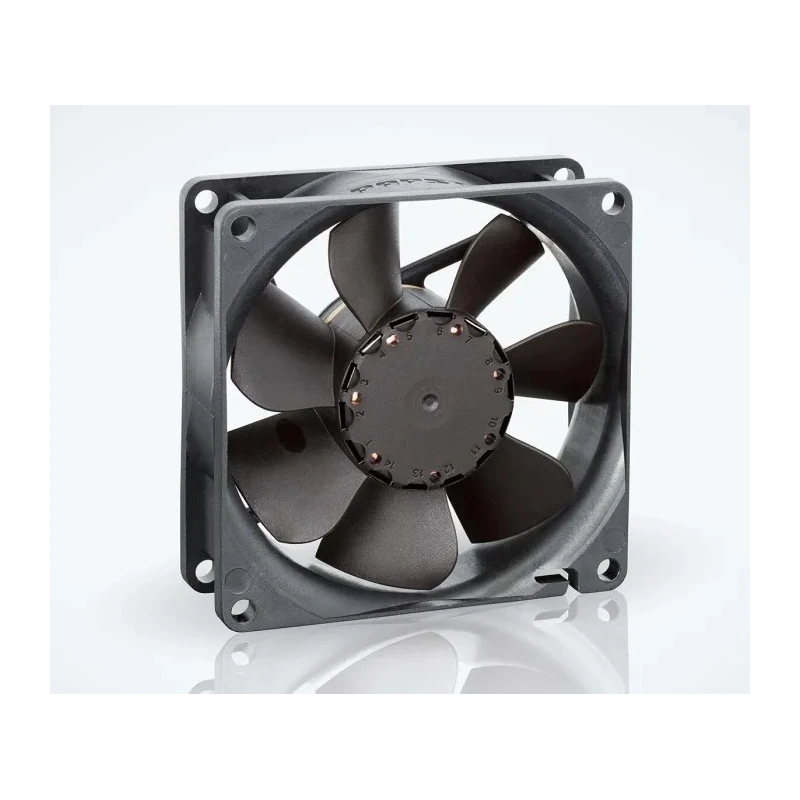 ebm-papst 8400 N Series DC Axial Fan 24V DC 2.8W 79 m³/h 120mA Max IP20 80x80x25 mm 