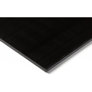 RS PRO Black POM Plastic Sheet 500 mm x 300 mm x 20 mm 282-0216