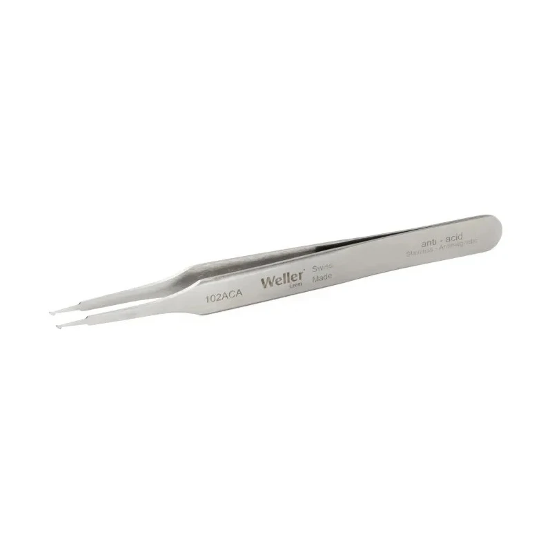 Weller Erem Stainless Steel Fine Tweezer 115mm Anti-Magnetic Anti-Acid 102ACA