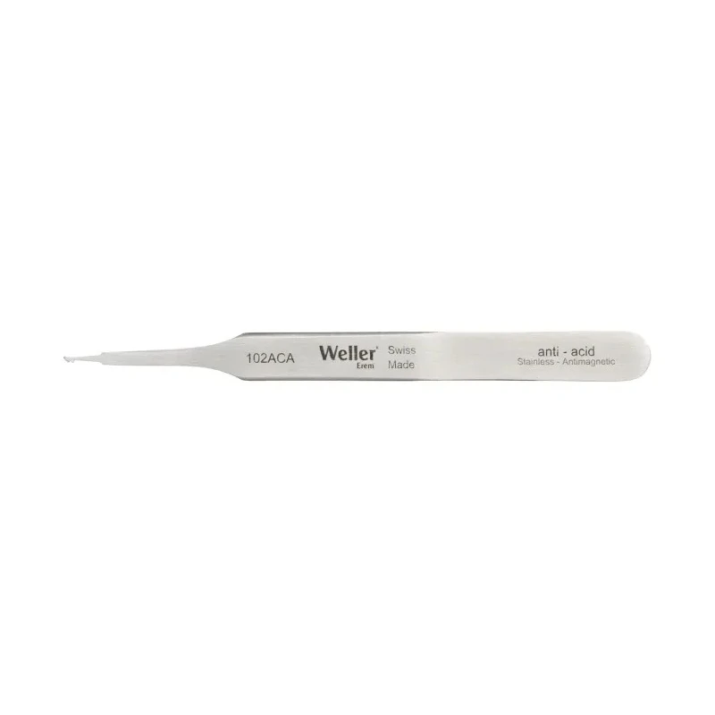 Weller Erem Stainless Steel Fine Tweezer 115mm Anti-Magnetic Anti-Acid 102ACA