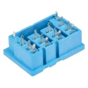 Finder 96 Series 8 Way 250V AC 15A DIN Rail Relay Socket Model 96.14SMA