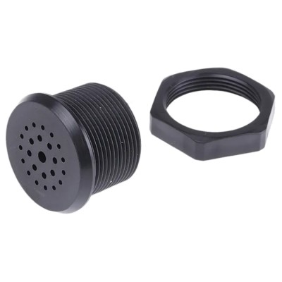 Sonitron 73 dB Panel Mount Continuous Internal 26 mm Piezo Buzzer Component 140 mm SC235A BLACK