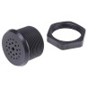 Sonitron 73 dB Panel Mount Continuous Internal 26 mm Piezo Buzzer Component 140 mm SC235A BLACK