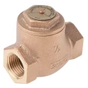 RS PRO Bronze Threaded R Single Check Valve 1/2 in, 25 bar 282-0828