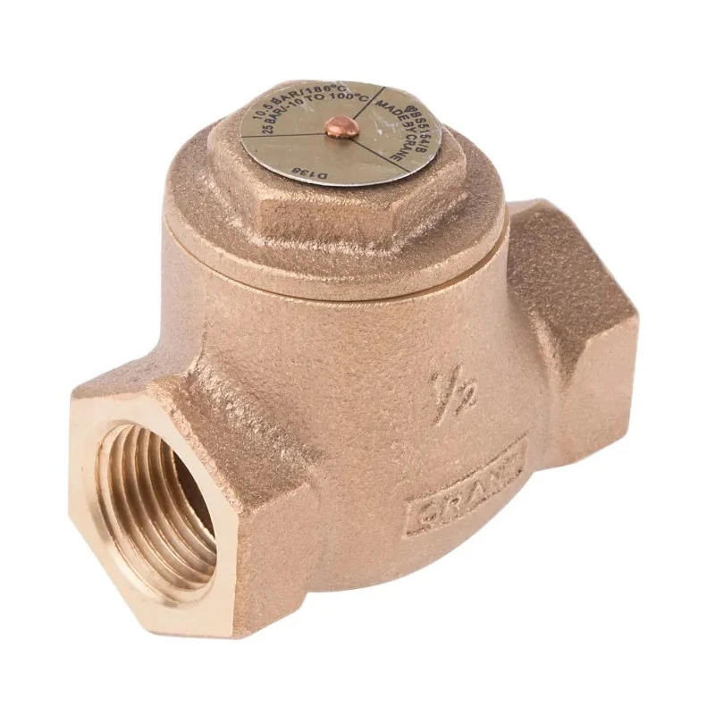 RS PRO Bronze Threaded R Single Check Valve 1/2 in, 25 bar 282-0828