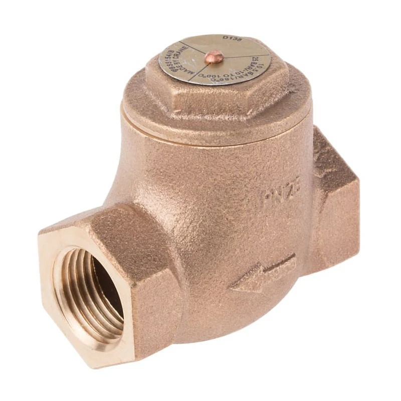 RS PRO Bronze Threaded R Single Check Valve 1/2 in, 25 bar 282-0828