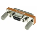 RS PRO D-Sub Adapter Male 25-Way to Female 9-Way Plug-In Gold Plated Contacts 42mm 243-0352