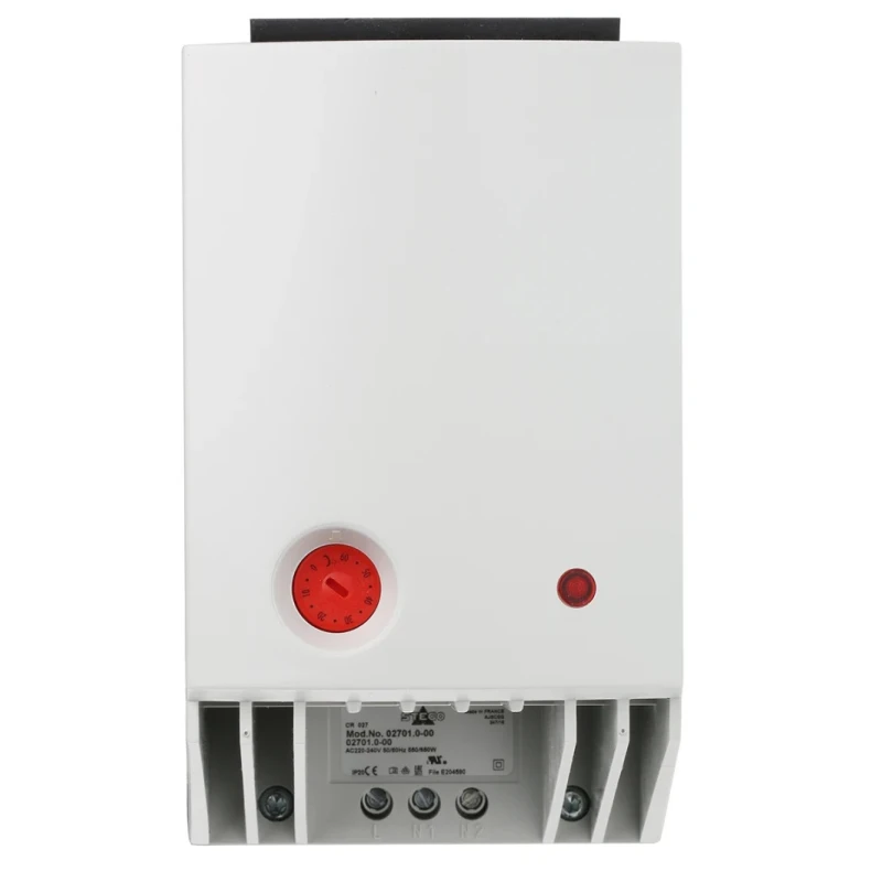 STEGO Enclosure Heater, 230V AC, 550W Input Power, 550W Output Power, DIN Rail Mount, IP20, 100mm Width x 128mm 02701.0-00