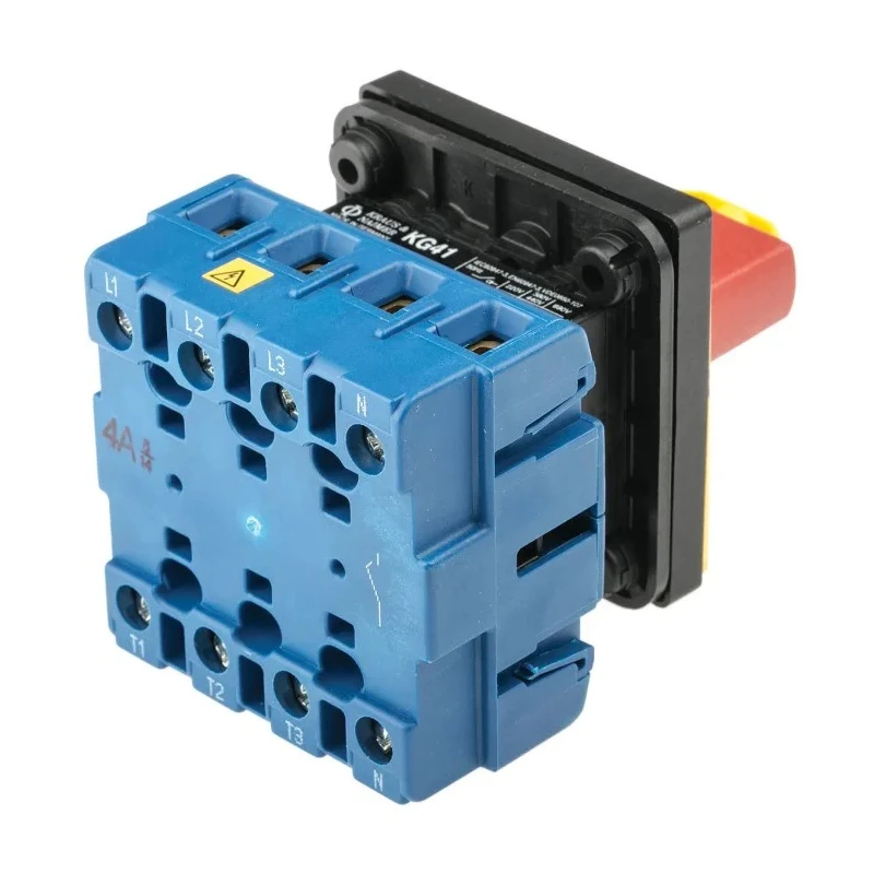 Kraus & Naimer 4-Pole Panel Mount Isolator Switch IP65, 40A, 5.5W KG41B.T204/GBA007.E