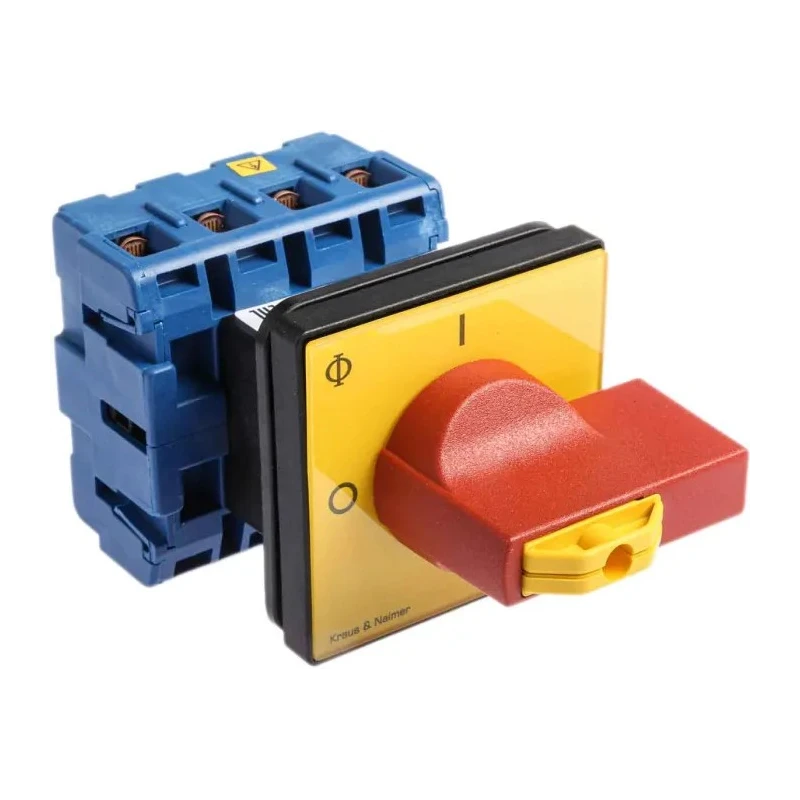Kraus & Naimer 4-Pole Panel Mount Isolator Switch IP65 63A 11 kW KG64B.T204/GBA007.E