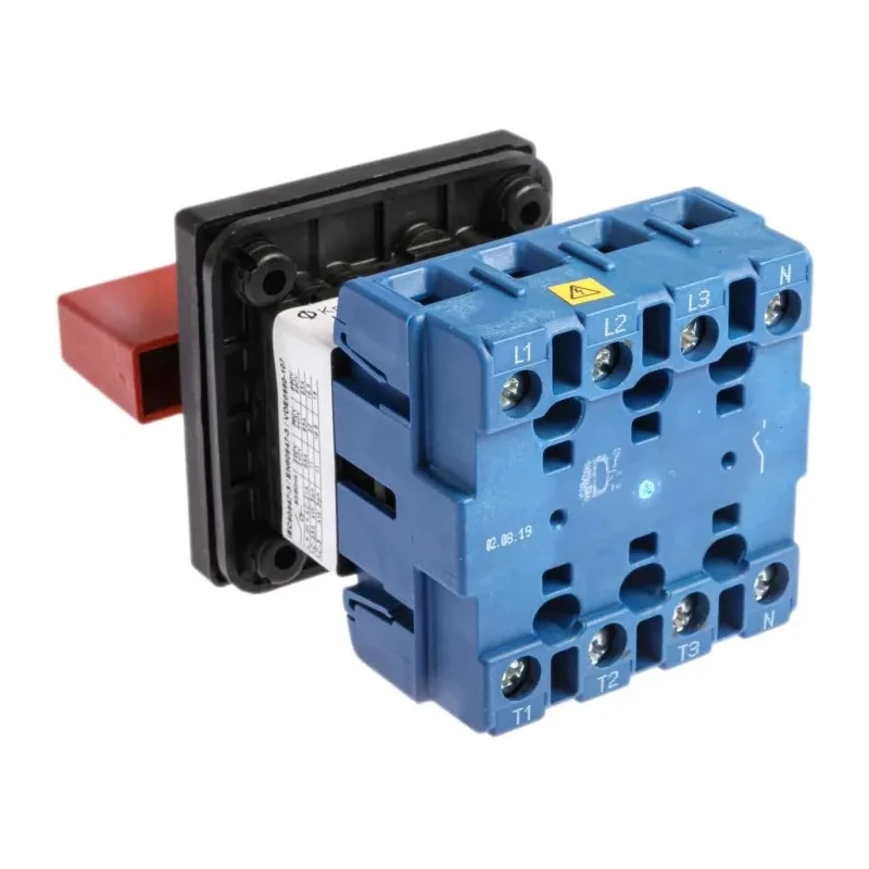 Kraus & Naimer 4-Pole Panel Mount Isolator Switch IP65 63A 11 kW KG64B.T204/GBA007.E
