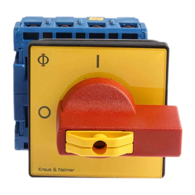 Kraus & Naimer 4-Pole Panel Mount Isolator Switch IP65 63A 11 kW KG64B.T204/GBA007.E
