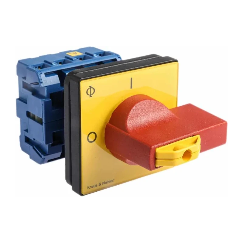 Kraus & Naimer 4-Pole Panel Mount Isolator Switch, IP65, 25A Switching Current, 240V AC, 5.5W Switching KG20B.T204/GBA007.E