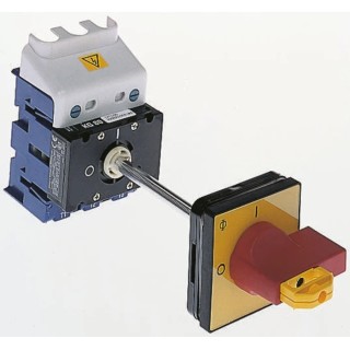 Kraus & Naimer 4-Pole Surface Isolator Switch IP65, 160A, 22 kW, 690V AC, Red Handle 