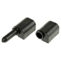 Southco Barrel Hinge Nylon Lift Off Pin, Bright Chrome Chrome Plated Polished Finish 78mm Length 96-50-410-11