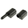 Southco Barrel Hinge Nylon Lift Off Pin, Bright Chrome Chrome Plated Polished Finish 78mm Length 96-50-410-11