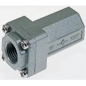 SMC Pneumatic Non Return Valve Threaded 1 MPa Maximum Pressure AK2000-02-X209