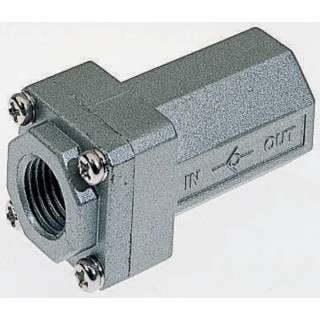 SMC Pneumatic Non Return Valve Threaded 1 MPa Maximum Pressure AK2000-02-X209