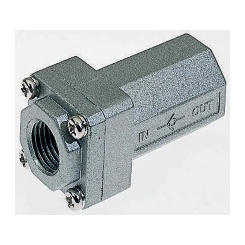 SMC Pneumatic Non Return Valve Threaded 1 MPa Maximum Pressure AK2000-02-X209