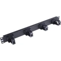 Molex CES Cable Organiser Cable Management Panel for Use with 19-Inch Rack, 1U Horizontal, 4 Rings 249-5573