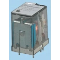 Finder Power Relay, 230V AC Coil, 10A Switching Current, DPDT Contact Configuration, PCB Mounting, Silver 55.12.8.230.0000