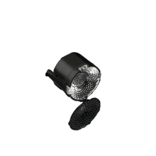 Ledil LISA3 Series 1-Way LED Lens 60° Wide Angle Beam, Round PMMA Lens 9.9mm Diameter FP18206_LISA3-WWW-CLIP16