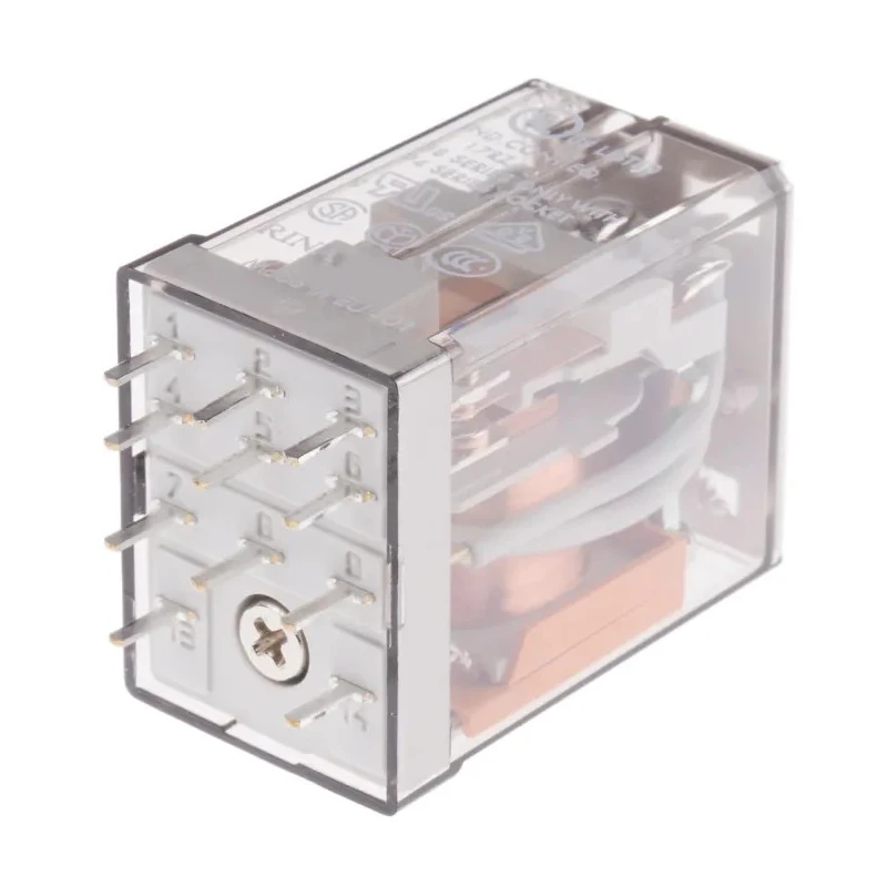 Finder 3PDT PCB Power Relay 230V AC Coil Voltage 10A Switching Current Silver Alloy Contacts 55.13.8.230.0000