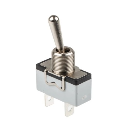 APEM Toggle Switch Panel Mount On-Off SPST Tab Terminal 24 V dc 250 V ac 631H/2