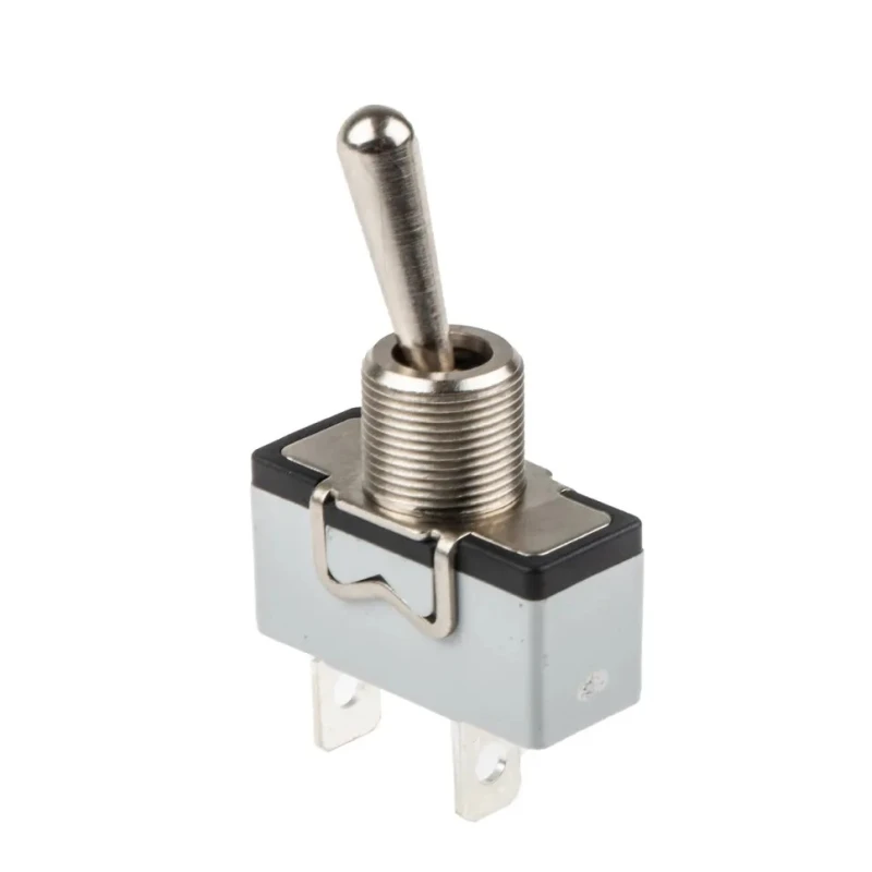 APEM Toggle Switch Panel Mount On-Off SPST Tab Terminal 24 V dc 250 V ac 631H/2