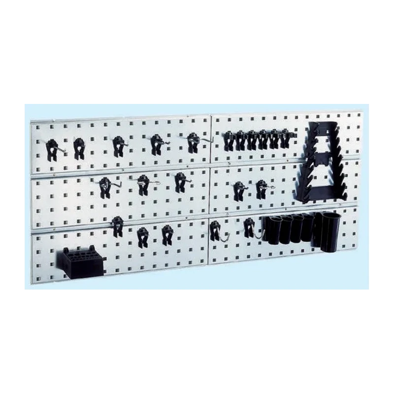Raaco Steel, Polyamide, Polypropylene Wall Mount Tool Panel 1.56m Width 109659