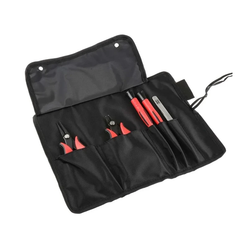 RS PRO 5 Piece Electronic Box Tool Kit with Roll 182-284