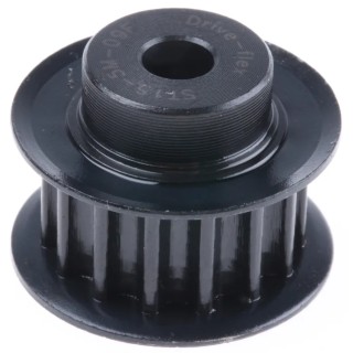 RS PRO Timing Belt Pulley Steel 9 mm Belt Width 5 mm Pitch 15 Teeth PB PULLEY 5M-09MM 15T