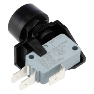 Arcolectric (Bulgin) Ltd 0911 Series Push Button Switch Latching Momentary Panel Mount 12.7mm Cutout SPDT 250V AC C0911NBAAE