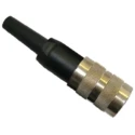 Gefran 5 Pole Straight DIN Connector DIN 43322 IP40 Cable Male CON011
