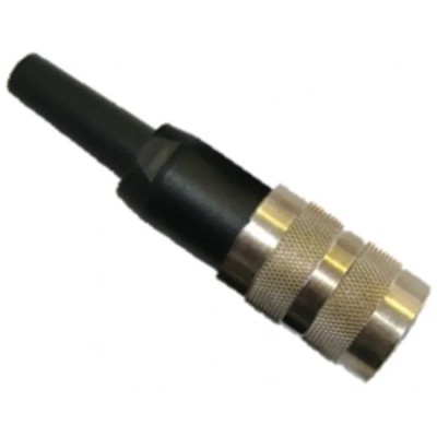 Gefran 5 Pole Straight DIN Connector DIN 43322 IP40 Cable Male CON011