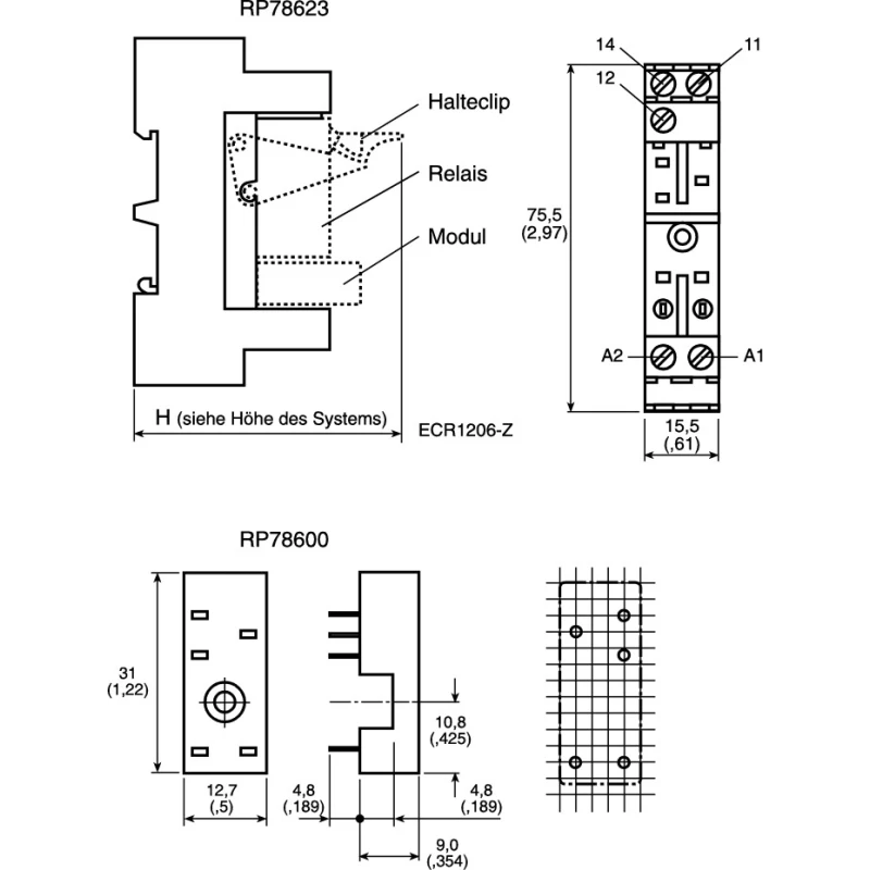 TE Connectivity Retaining Clip for Socket Mount Relays SCHRACK RY RP28500