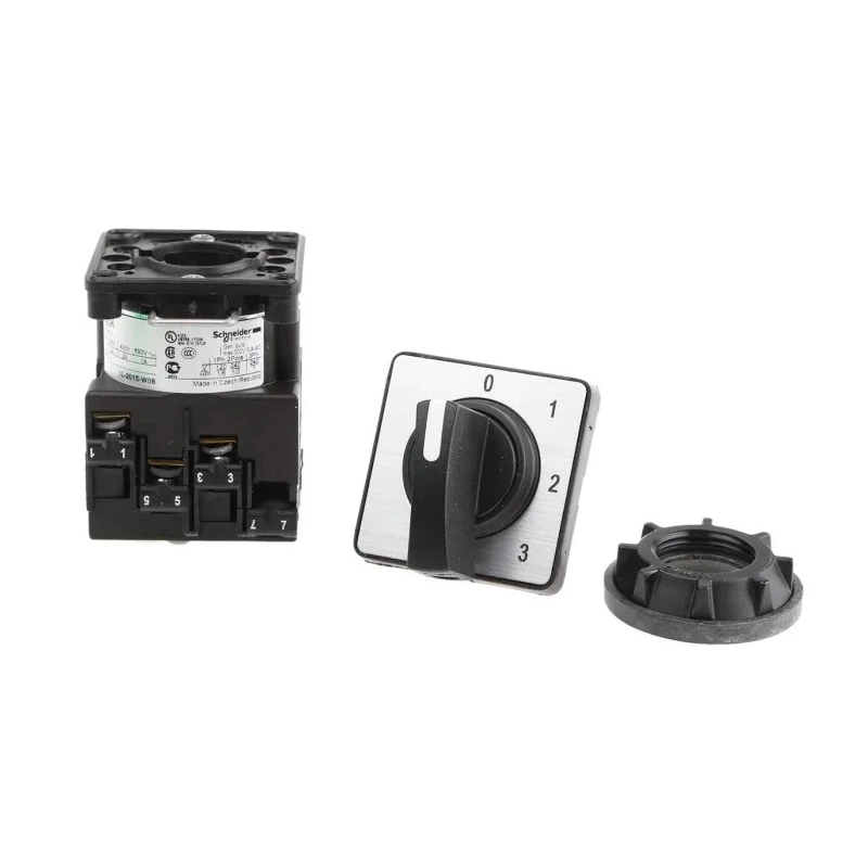 Schneider Electric 4 Position 45 ° Cam Switch Black Handle Actuator 12 A K1C003QCH