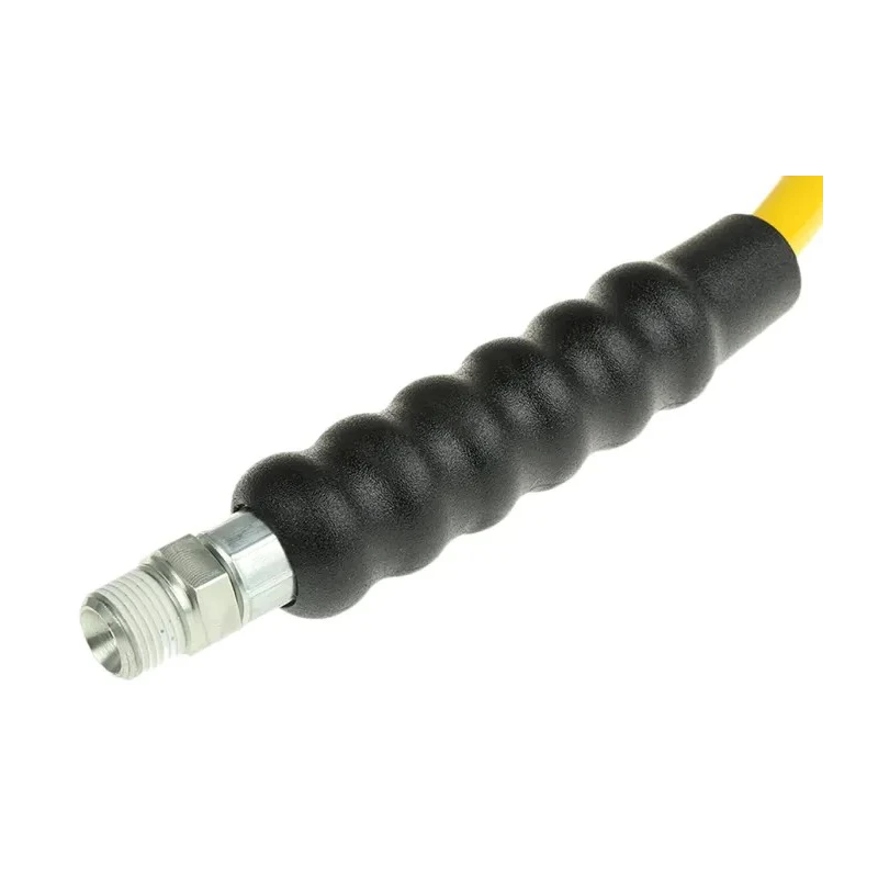 Enerpac H700 Polyurethane Thermoplastic Hydraulic Hose Assembly 6.4 mm ID Yellow 900 mm HC7203