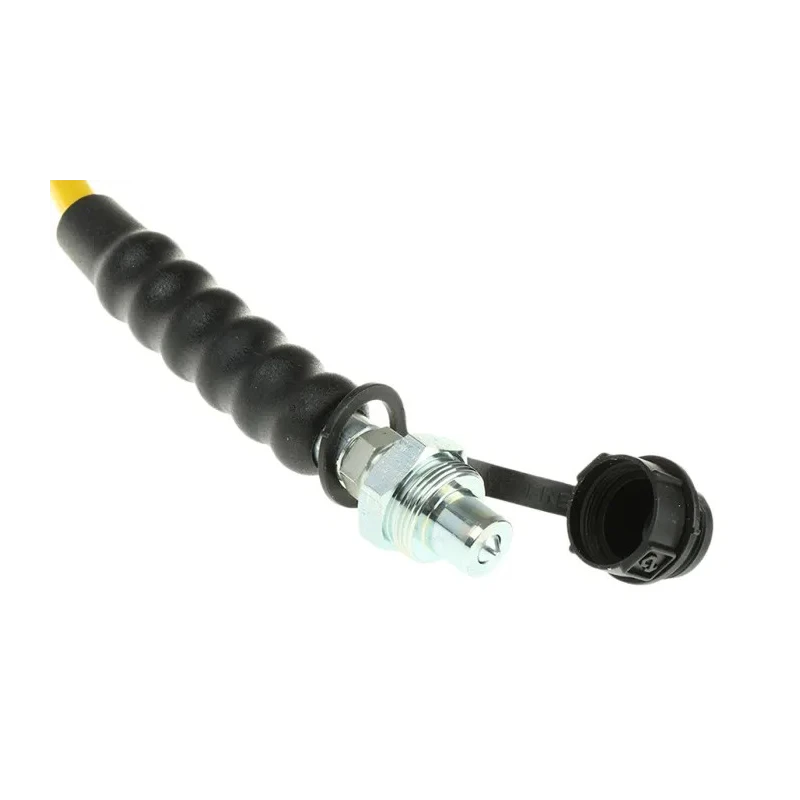 Enerpac H700 Polyurethane Thermoplastic Hydraulic Hose Assembly 6.4 mm ID Yellow 900 mm HC7203