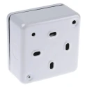 MK Electric 13A 1 Gang Fused Spur White High Gloss Screwless Logic PlusTM K986 ALM