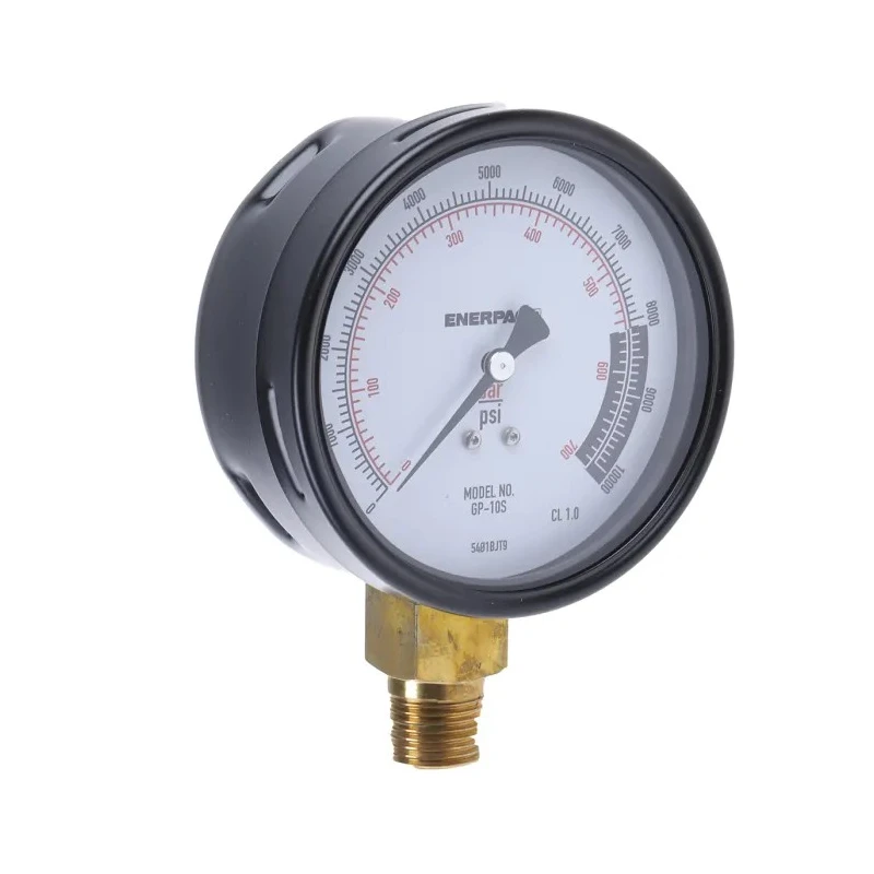 Enerpac 100 mm Dial Stainless Steel Case 1/2 in NPTF Pressure Gauge 700 bar GP10S