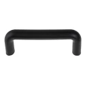 RS PRO Matt Black Polyamide Arch Shape Plastic Handle 50 mm Height, 25 mm Width, 148 mm Length 456-529