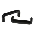 RS PRO Matt Black Plastic Arch Shape Handle 50mm Height, 25mm Width, 134mm Length 456-557