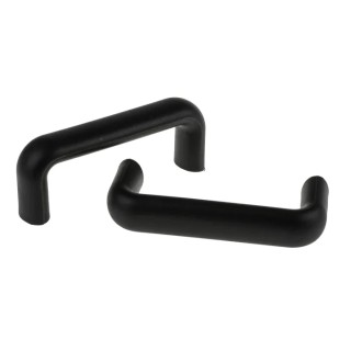 RS PRO Matt Black Plastic Arch Shape Handle 50mm Height, 25mm Width, 134mm Length 456-557