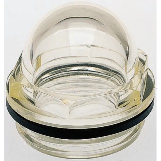 Elesa Liquid Level Indicator Connection Thread G 3/8, Technopolymer Housing, Nitrile Rubber Seal, Max 110°C 10851