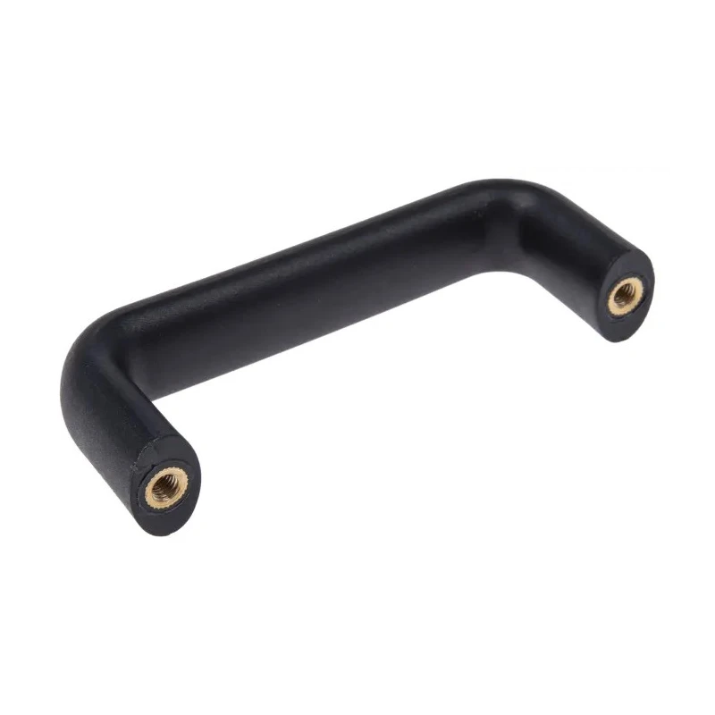 RS PRO Matt Black Plastic Arch Shape Handle 107 mm Length, 40.5 mm Height, 20 mm Width 456-551