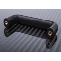 RS PRO Matt Black Plastic Arch Shape Handle 107 mm Length, 40.5 mm Height, 20 mm Width 456-551