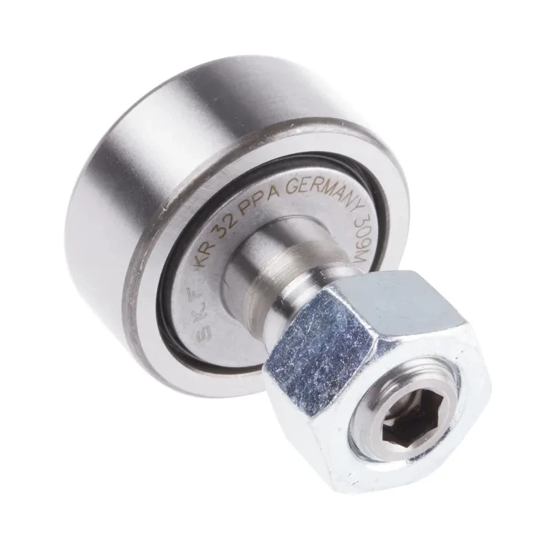 SKF Roller Stud Cam Follower Diameter 32mm Bore 12mm Static Load Rating 8.5kN Dynamic Load Rating 6.44kN KR 32 PP